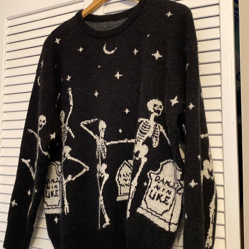 Skeleton Sweater from SHEIN